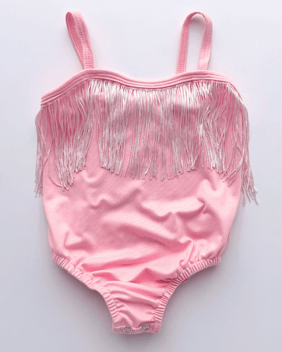 PREORDER! Maxine Fringe Tank Leotard - Pink #product_type - Bailey's Blossoms