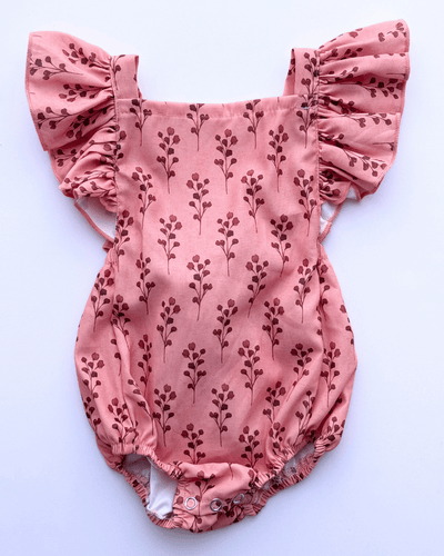 PREORDER! Shiloh Ruffle Back Romper - Springs #product_type - Bailey's Blossoms