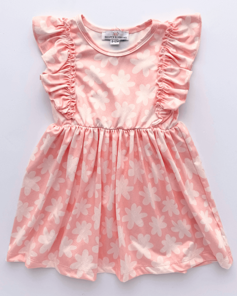 PREORDER! Zoey Ruffle Play Dress - Pink Floral #product_type - Bailey's Blossoms