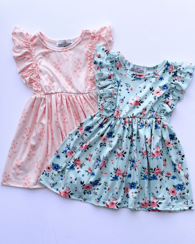 PREORDER! Zoey Ruffle Play Dress - Spring Blush Pink #product_type - Bailey's Blossoms