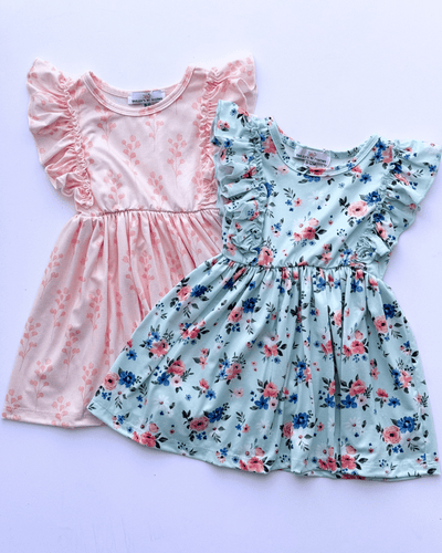 PREORDER! Zoey Ruffle Play Dress - Spring Blush Pink #product_type - Bailey's Blossoms