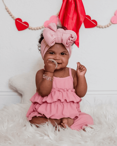 Presley Ruffle Tank Two - Piece Set - Pink #product_type - Bailey's Blossoms