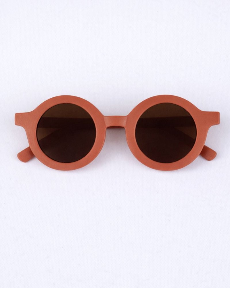 Retro Sunglasses - Burnt Orange product_type - Bailey's Blossoms