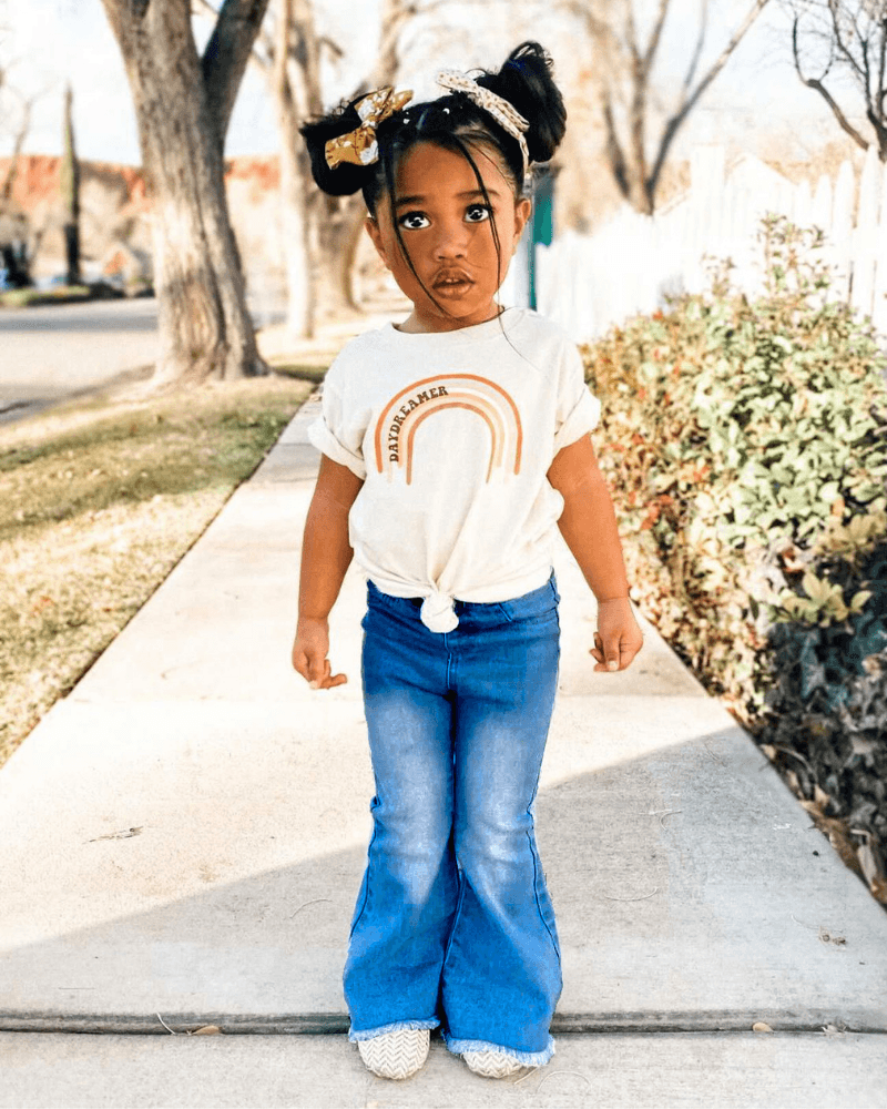 Sophie Denim Bell Bottoms - Dark Wash 