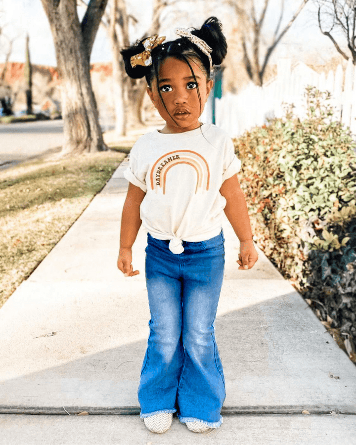 Sophie Denim Bell Bottoms - Dark Wash 