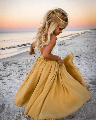 Aurora Maxi Skirt - Mustard #product_type - Bailey's Blossoms