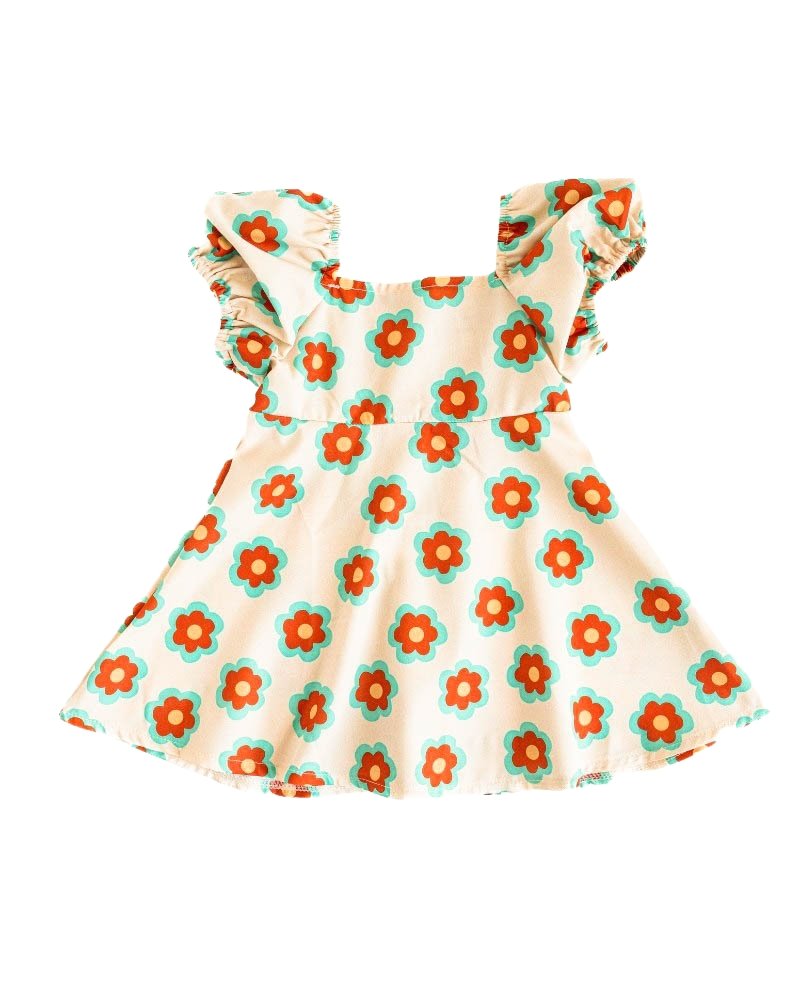Bea Puff Sleeve Mini Dress - Flower Crown #product_type - Bailey's Blossoms
