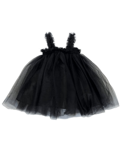 Bella Tulle Shift Dress - Black #product_type - Bailey's Blossoms