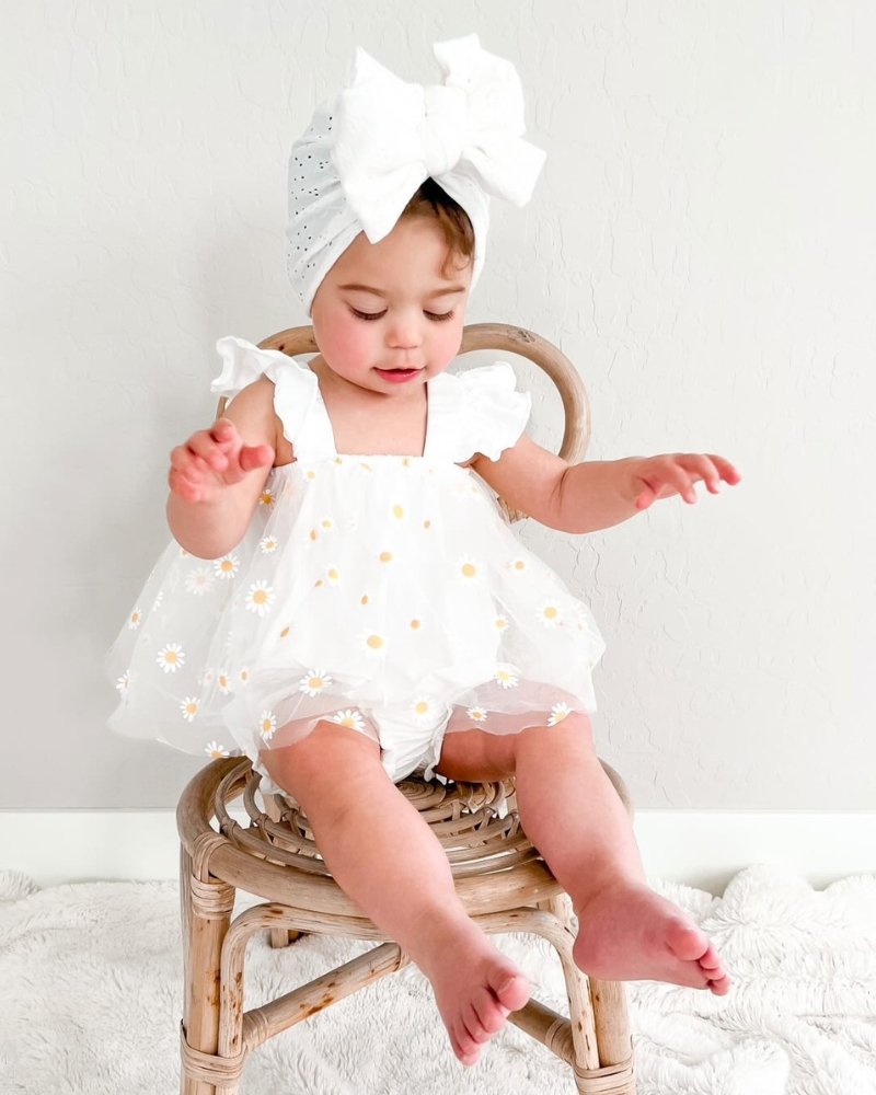 Dixie Sleeveless Mesh Romper - Pickin' Daisies #product_type - Bailey's Blossoms