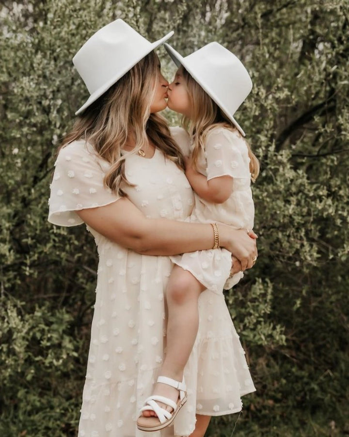 finders keepers bailey shirting dress Eden Short Sleeve Dot Dress - Ivory