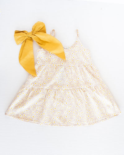 Jessica Layered Sun Dress - Champagne & Daisies #product_type - Bailey's Blossoms