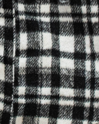 Kinsley Shirt Jacket - Black & White Plaid Twill #product_type - Bailey's Blossoms