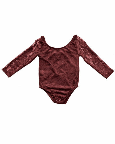 Lana Lace Leotard - Wine #product_type - Bailey's Blossoms