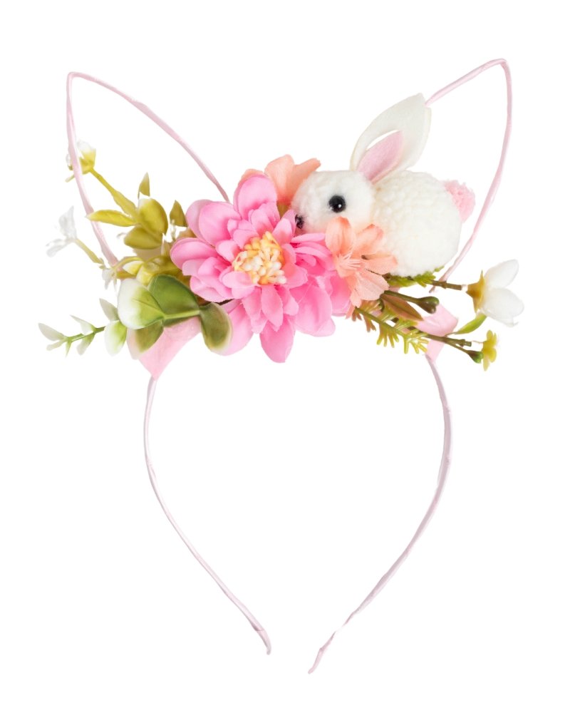 Laurel Floral Bunny Headband #product_type - Bailey's Blossoms