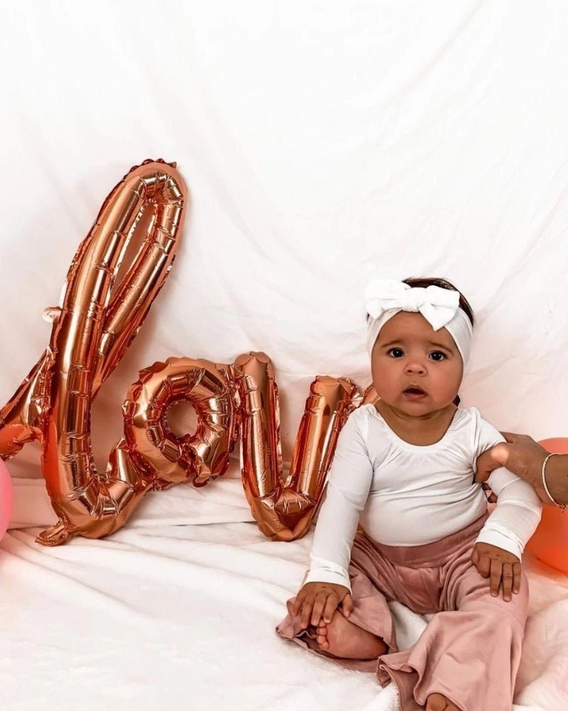 Lina Pleated Velour Bell Bottoms - Lollipop Pink 