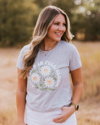 "Live Life in Full Bloom" Graphic Tee #product_type - Bailey's Blossoms