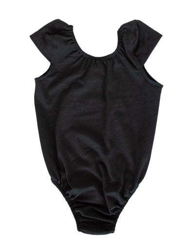 Maggie Cap Sleeve Leotard - Black #product_type - Bailey's Blossoms