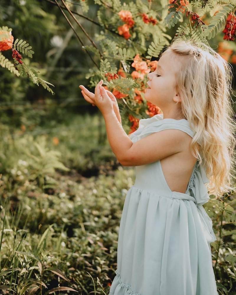 Nellie Ruffle Maxi Dress - Sage 