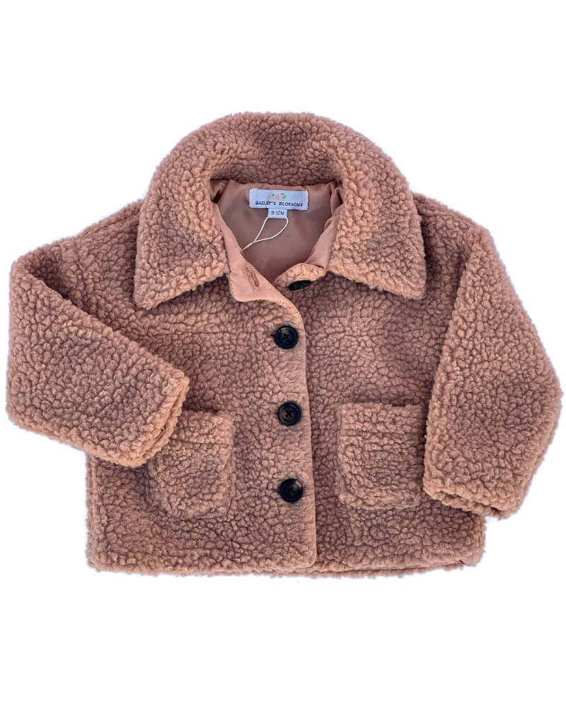 Stevie Teddy Jacket - Caramel #product_type - Bailey's Blossoms