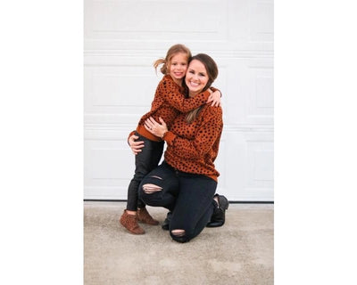 Teddy Cozy Sweater - Safari Dot #product_type - Bailey's Blossoms